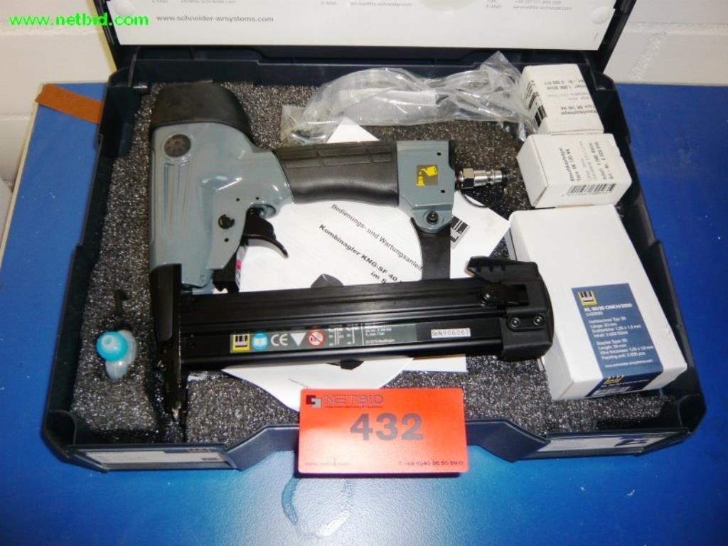 Used Schneider Air Systems KNG40L Pneumatic nailer for Sale (Auction Premium) | NetBid Industrial Auctions