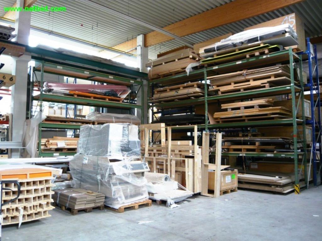 Used 2 Pallet racking - Attention: delayed release for Sale (Auction Premium) | NetBid Industrial Auctions