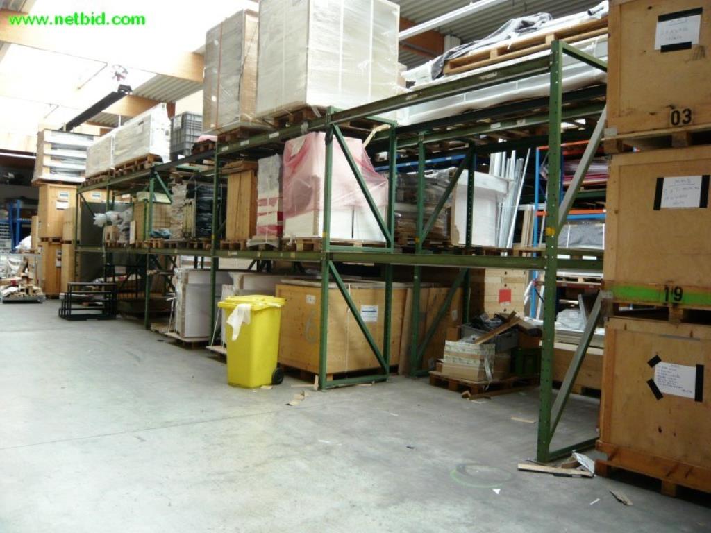 Used Tegometall 2 Pallet racking - Attention: delayed release for Sale (Auction Premium) | NetBid Industrial Auctions