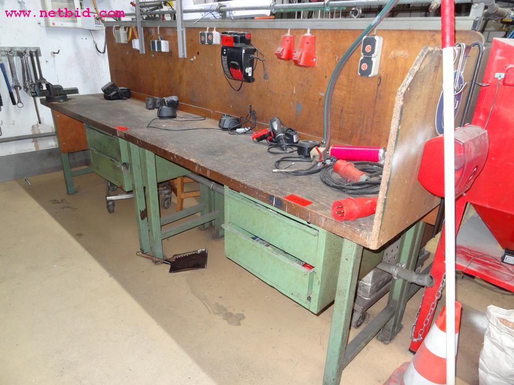 Used 2 Workbenches for Sale (Auction Premium) | NetBid Industrial Auctions