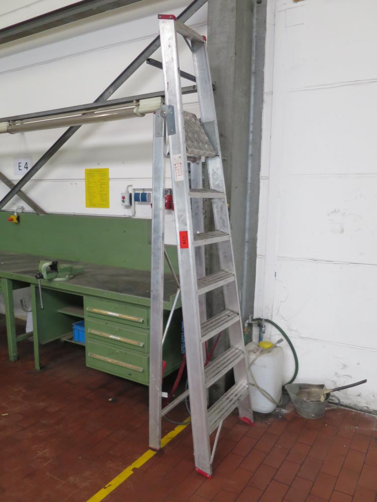 Used Folding aluminum ladder for Sale (Auction Premium) | NetBid Industrial Auctions