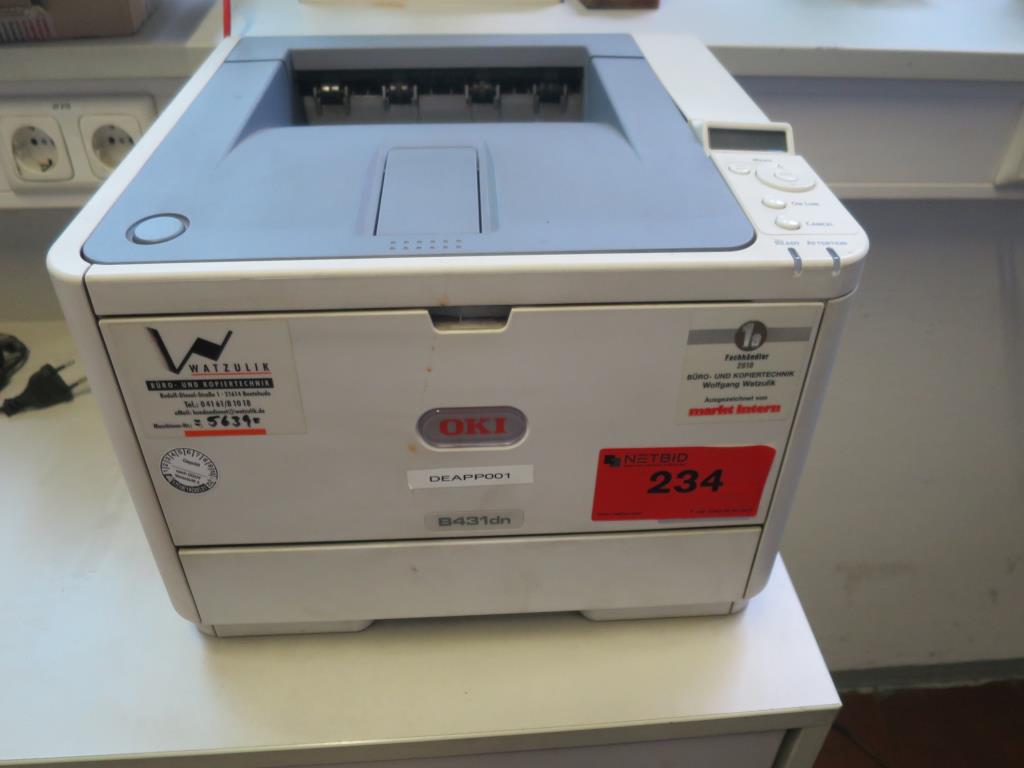 Used Oki B431DN Laser printer for Sale (Auction Premium) | NetBid Industrial Auctions