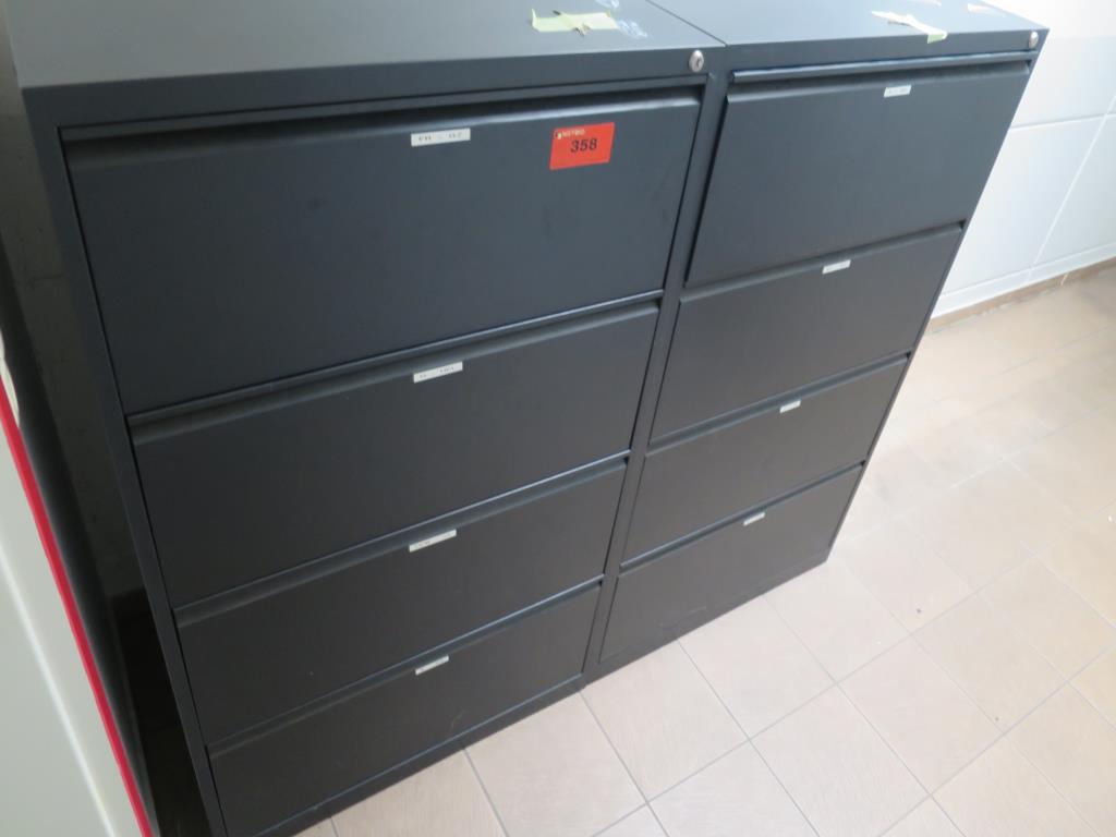 Used 2 Filing cabinets for Sale (Auction Premium) | NetBid Industrial Auctions