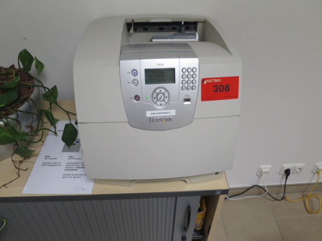 Used Lexmark T640 Laser printer for Sale (Auction Premium) | NetBid Industrial Auctions