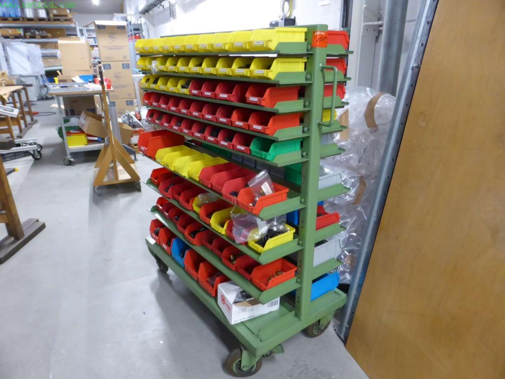 Used Mobile small divider shelf for Sale (Auction Premium) | NetBid Industrial Auctions