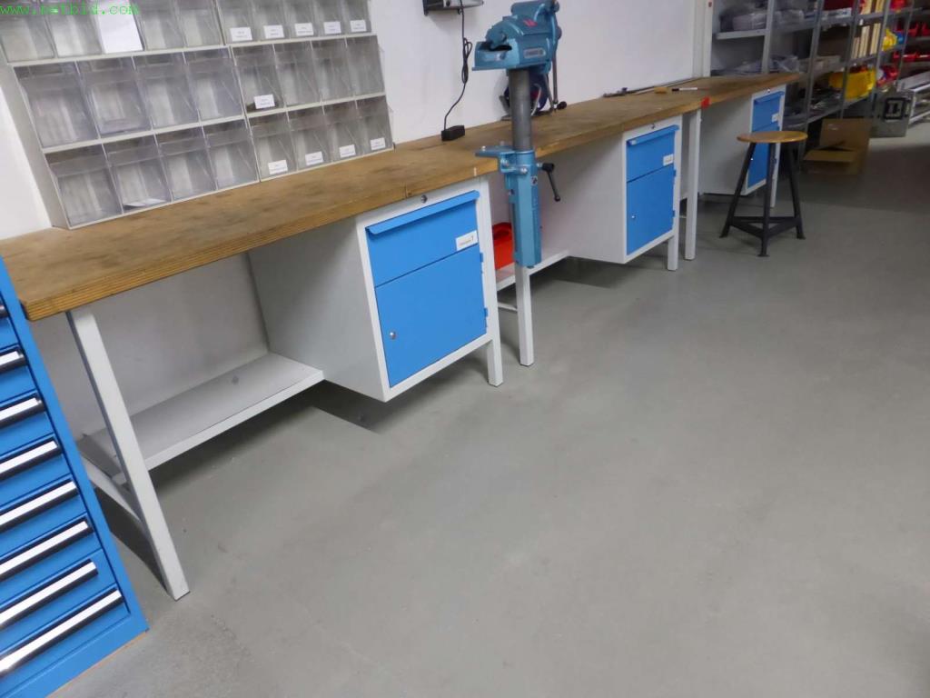 Used 3 Workbenches for Sale (Auction Premium) | NetBid Industrial Auctions