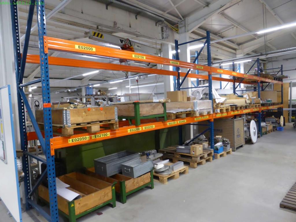 Used 12 lfm. Pallet rack for Sale (Auction Premium) | NetBid Industrial Auctions