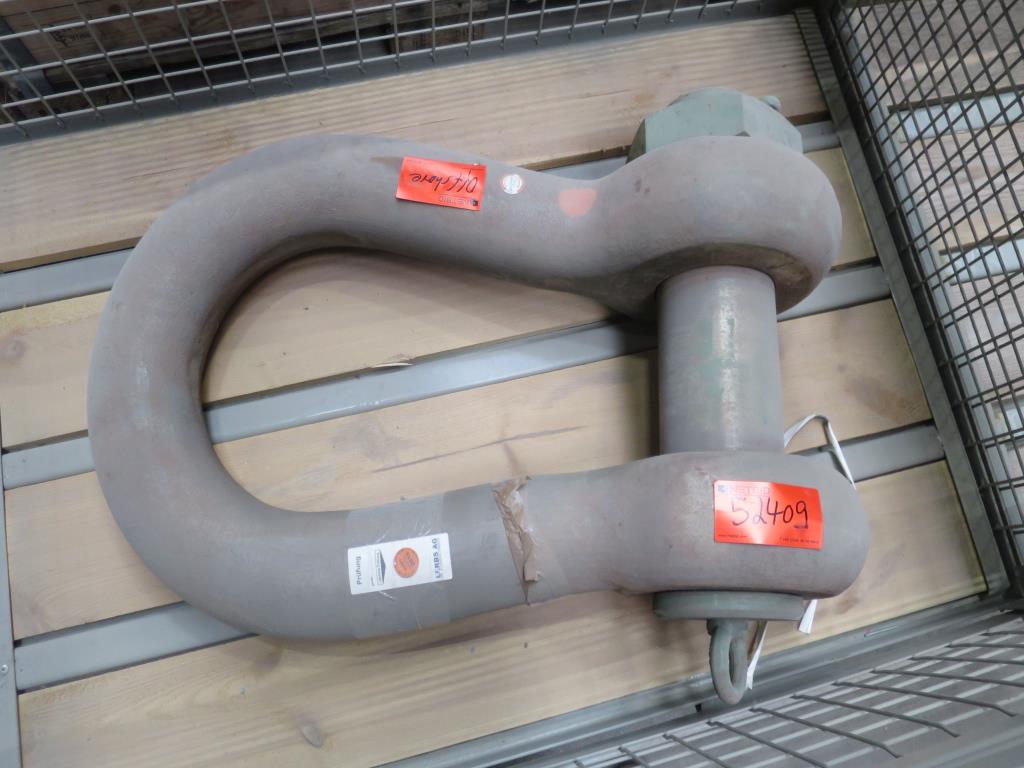 Used WLL 200 t, Green Pin bow shackle for Sale (Online Auction) | NetBid Industrial Auctions