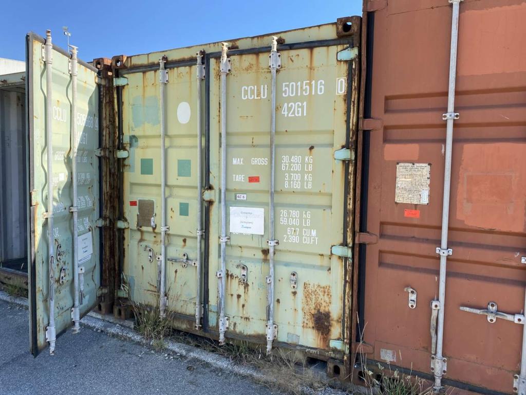 Used 40` sea container (standard box) for Sale (Auction Premium