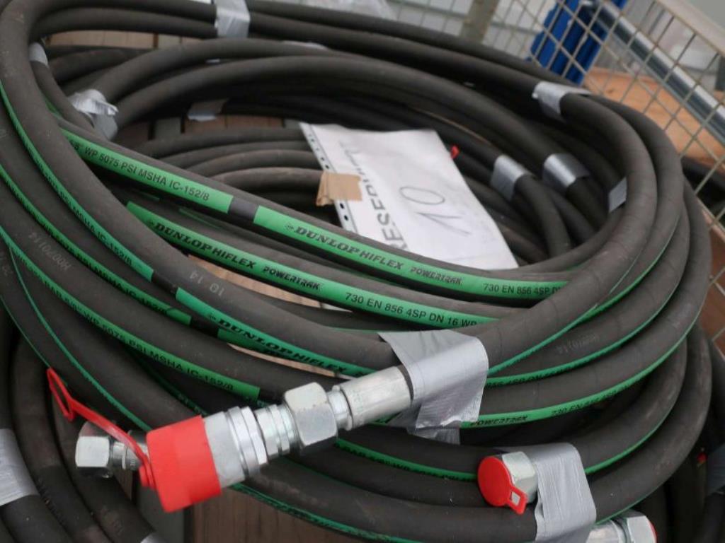 Used Dunlop Highflex 4 Hydraulic Hose Sets for Sale (Online Auction) | NetBid Industrial Auctions