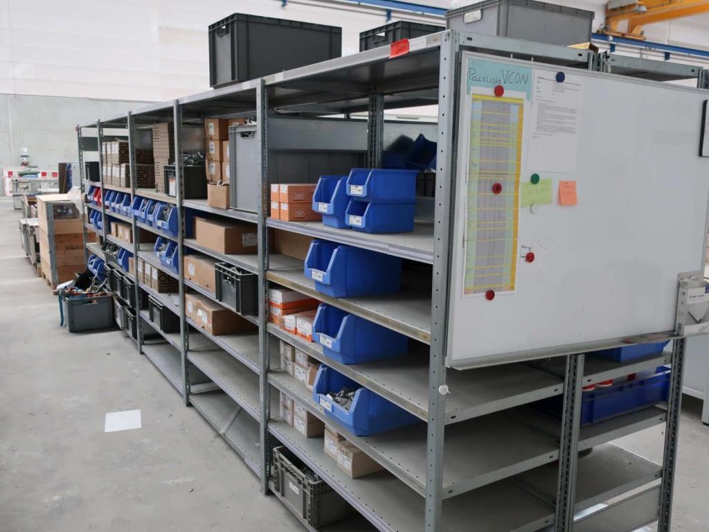 Used 2 Sheet steel shelves for Sale (Online Auction) | NetBid Industrial Auctions