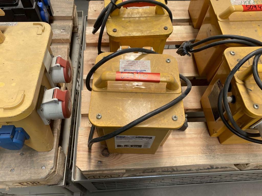 Used 110 V transformer for Sale (Online Auction) | NetBid Industrial Auctions