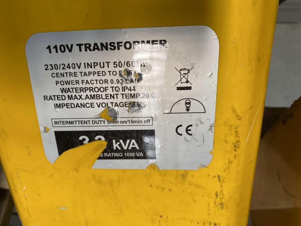 used 110v transformer for sale