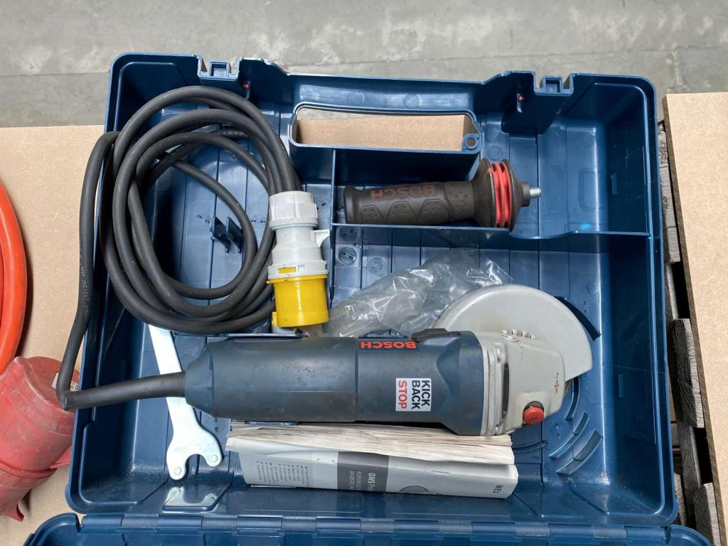 Used Bosch GWS11-125 CI Professional angle grinder (110 V) for Sale (Online Auction) | NetBid Industrial Auctions