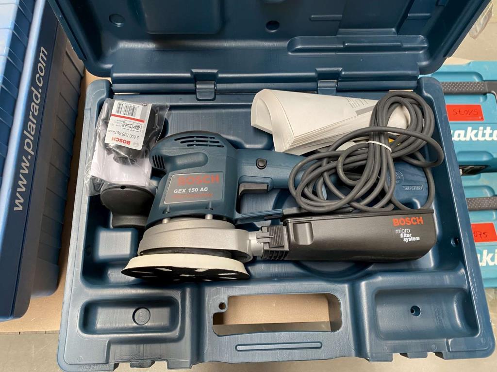 Used Bosch GEX150AC Orbital sander (110 V) for Sale (Online Auction) | NetBid Industrial Auctions