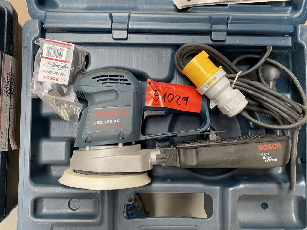 Used Bosch GEX150AC Professional Orbital sander (110 V) for Sale (Online Auction) | NetBid Industrial Auctions