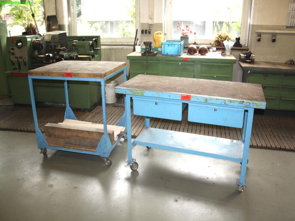 Used 2 multi-level transport/assembly trolleys for Sale (Auction Premium) | NetBid Industrial Auctions