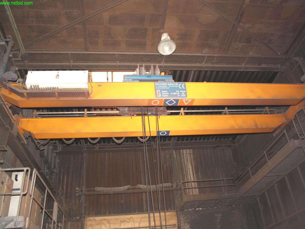 Used Erich Schäfer 2-girder overhead crane (charging crane) (Later release end of November 2019) for Sale (Trading Premium) | NetBid Industrial Auctions