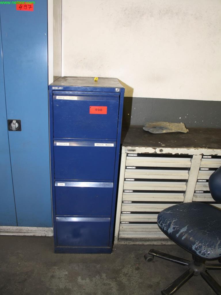 Used Bisley Hanging file drawer cabinet for Sale (Auction Premium) | NetBid Industrial Auctions