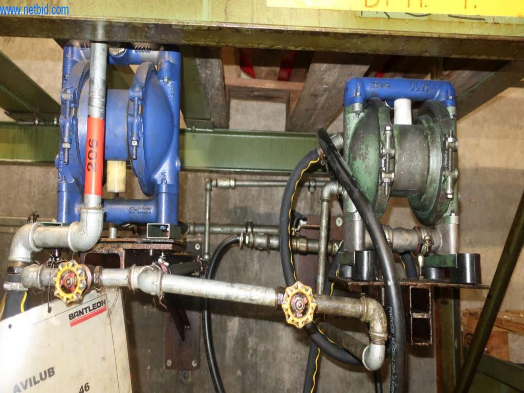 Used 2 double diaphragm pumps for Sale (Auction Premium) | NetBid Industrial Auctions