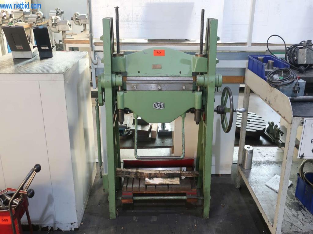 Used Fasti manual swivel bending machine for Sale (Auction Premium) | NetBid Industrial Auctions