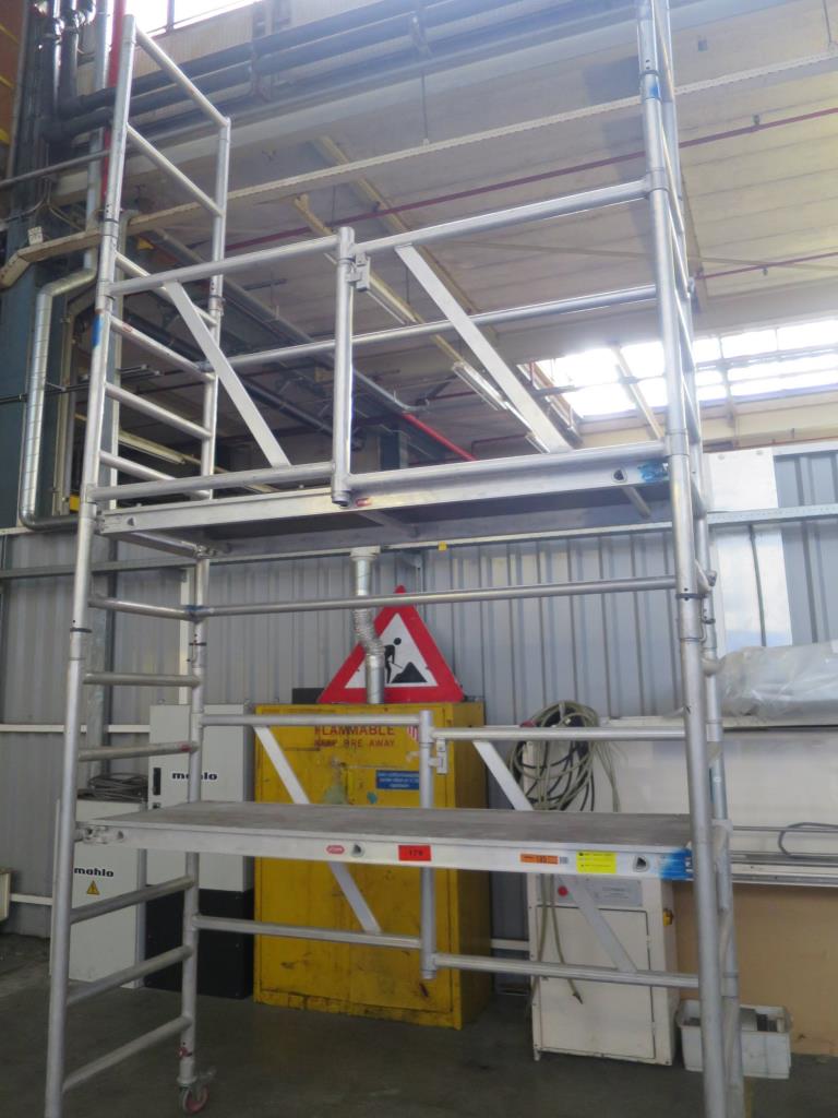 Used Alterx mobile aluminium scaffold for Sale (Auction Premium) | NetBid Industrial Auctions