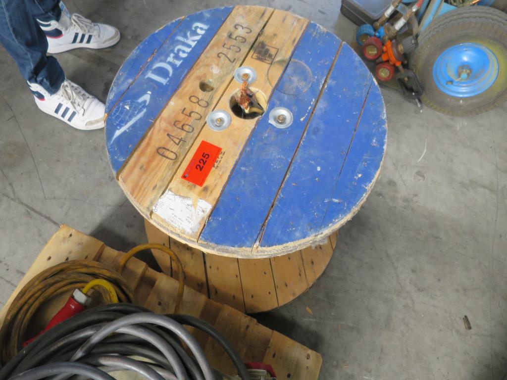 Used electric cable, on wood drum for Sale (Auction Premium) | NetBid Industrial Auctions