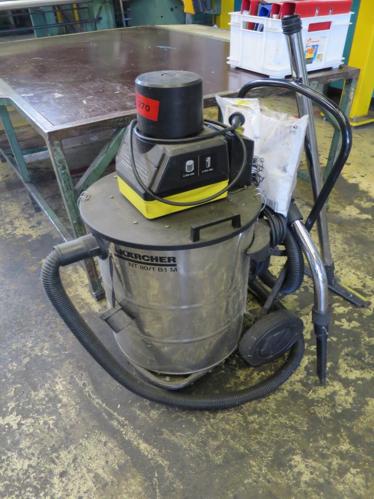 Used Kärcher NT 80/1 B1M industrial vacuum cleaner for Sale (Auction Premium) | NetBid Industrial Auctions