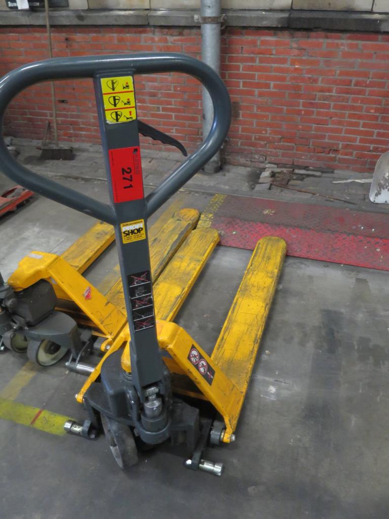 Used Jungheinrich hand-guided high-lift truck for Sale (Auction Premium) | NetBid Industrial Auctions