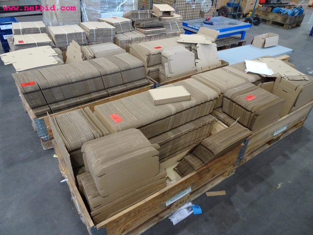 Used 1 Posten Foldable cardboard goods for Sale (Auction Premium) | NetBid Industrial Auctions