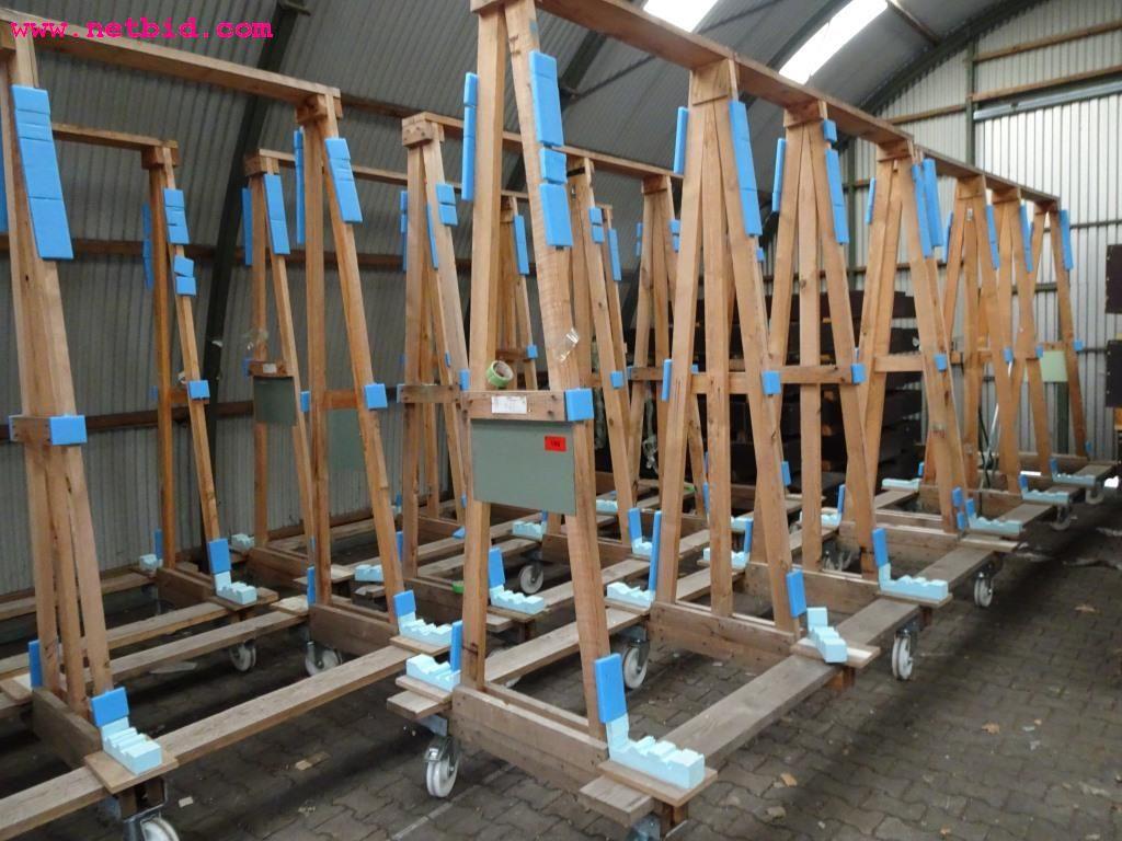 Used 6 Wooden storage trolley for Sale (Auction Premium) | NetBid Industrial Auctions