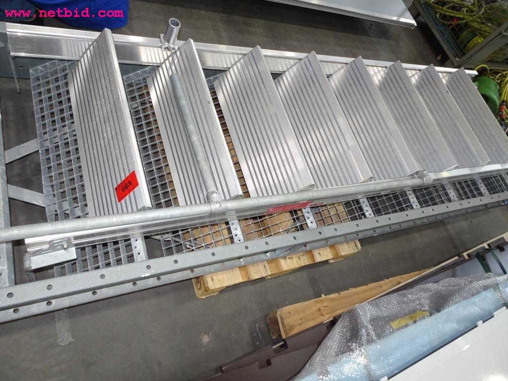 Used Haca Aluminum access ladder for Sale (Auction Premium) | NetBid Industrial Auctions