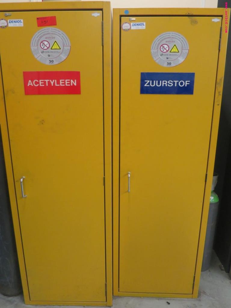 Used Asecos 30 2 cabinets f. hazardous materials for Sale (Auction Premium) | NetBid Industrial Auctions