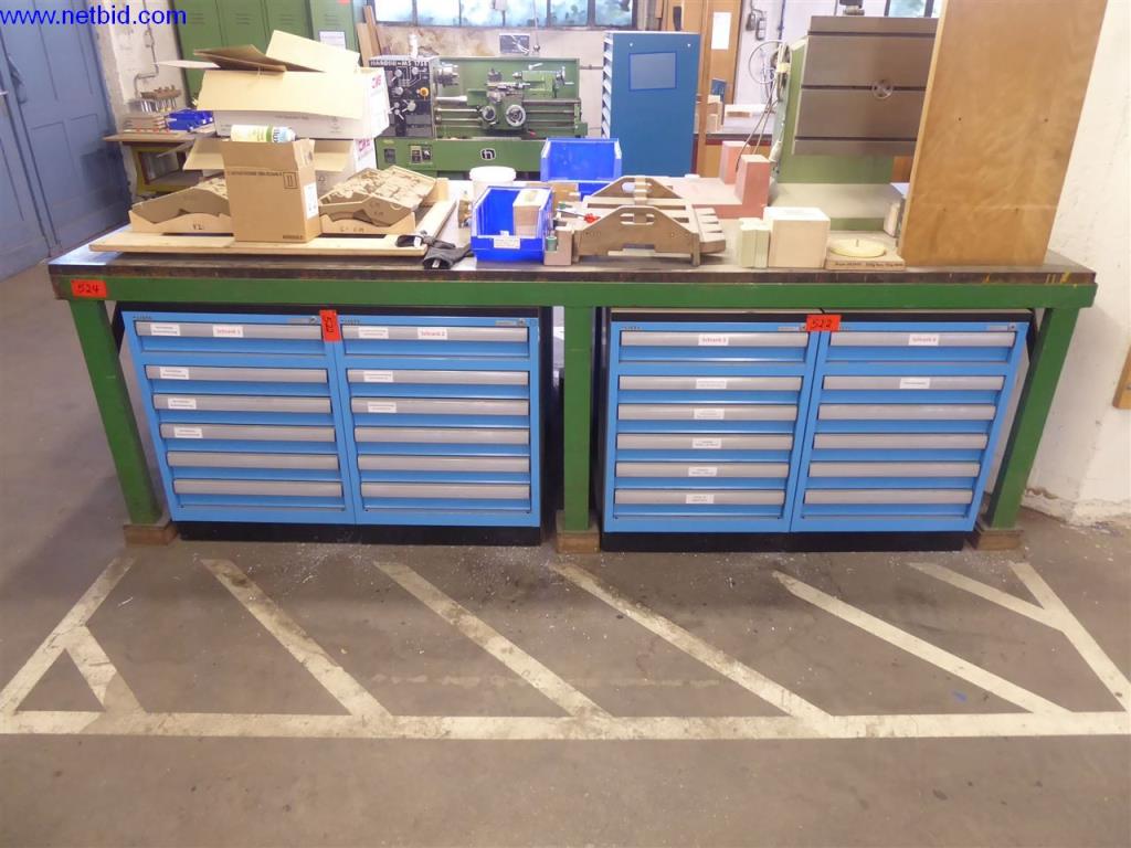 Used Lista 4 Telescopic drawer cabinets for Sale (Online Auction) | NetBid Industrial Auctions