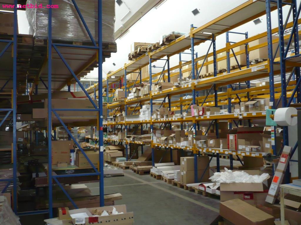 Used Jungheinrich 120  lfm. Pallet racking system for Sale (Online Auction) | NetBid Industrial Auctions