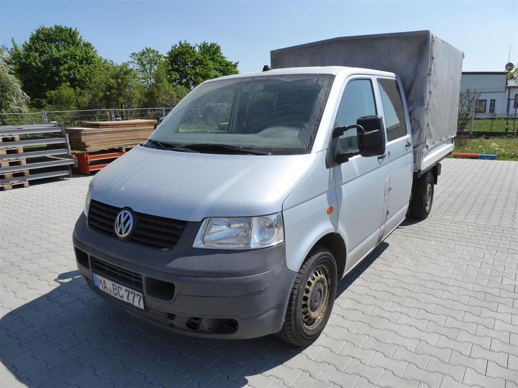 Used VW 1.9 Ltr. DoKa  Transporter / LKW offener Kasten for Sale (Auction Premium) | NetBid Slovenija