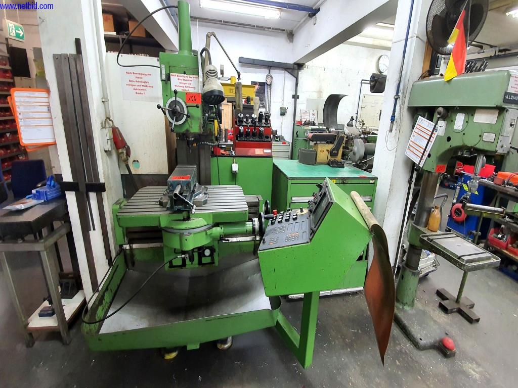 Used Maho MH600P Universal milling machine for Sale (Online Auction) | NetBid Industrial Auctions