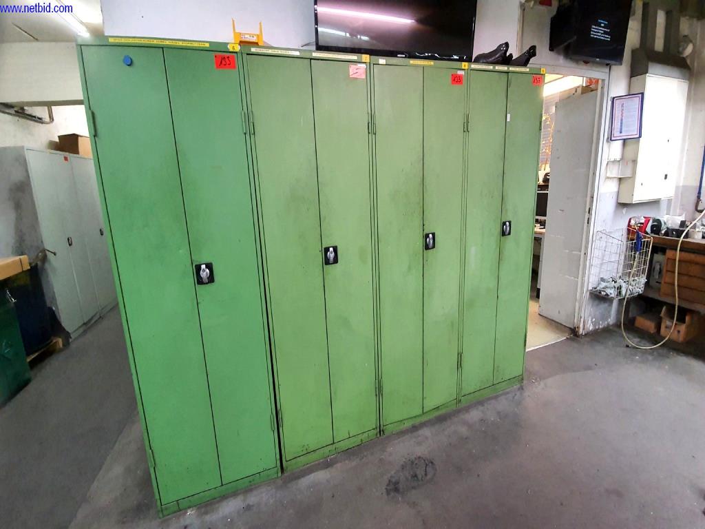 Used 4 Sheet steel cupboards for Sale (Online Auction) | NetBid Industrial Auctions