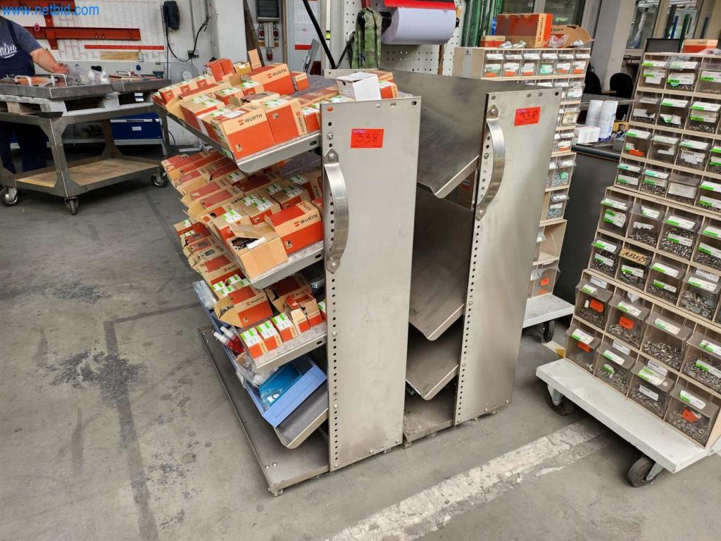 Used 2 Inclined shelves for Sale (Auction Premium) | NetBid Industrial Auctions
