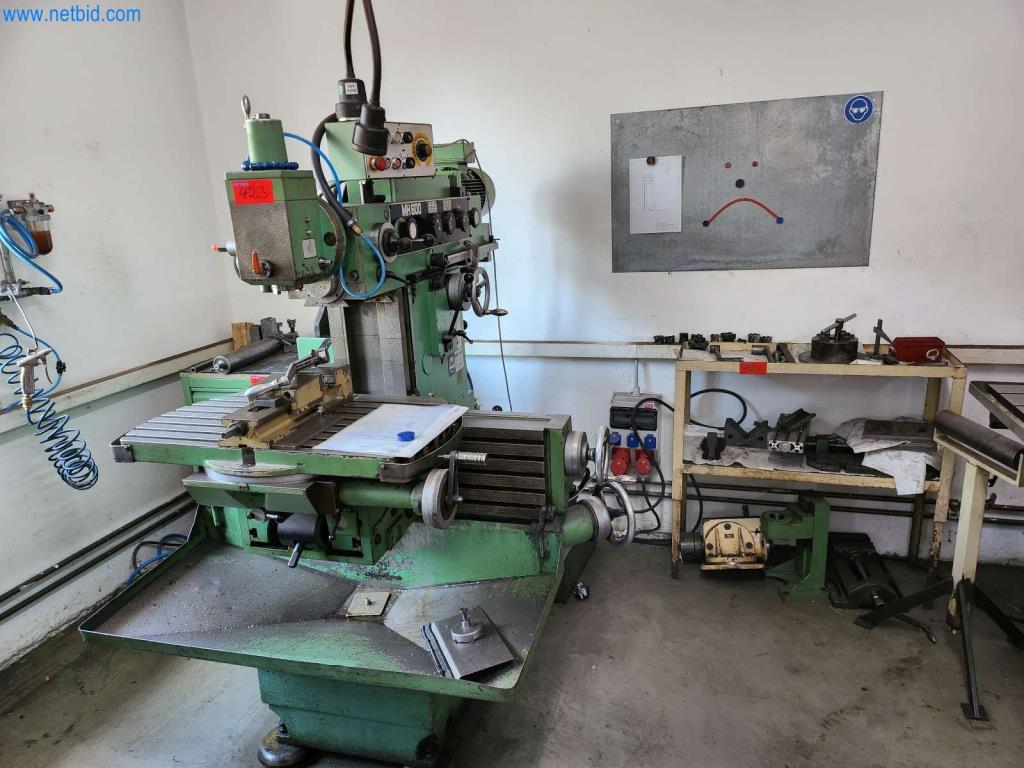 Used Maho MH-600 Vertical milling machine for Sale (Auction Premium) | NetBid Industrial Auctions