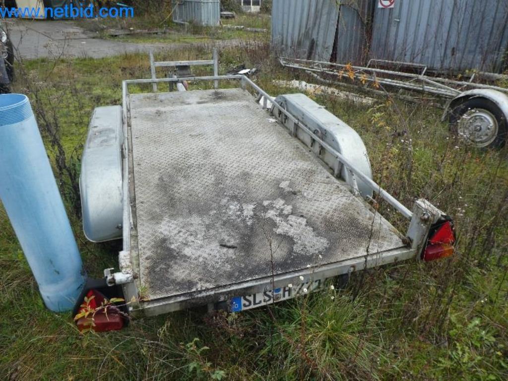 Used Heimann F2 Double-axle platform trailer for Sale (Auction Premium) | NetBid Industrial Auctions