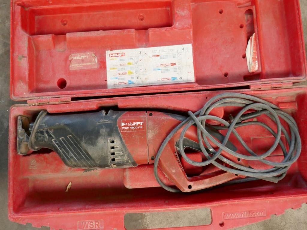 Used Hilti WSR1200-PE Recipro saw for Sale (Auction Premium) | NetBid Industrial Auctions