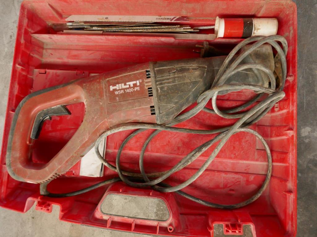 Used Hilti WSR1400PE Recipro saw for Sale (Auction Premium) | NetBid Industrial Auctions