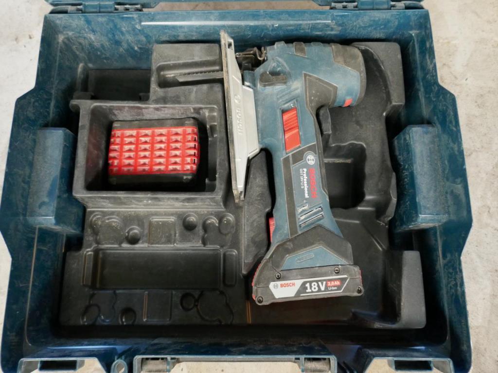 Used Bosch GST18V-LIS Professional Battery-powered pendulum action jigsaw for Sale (Auction Premium) | NetBid Industrial Auctions