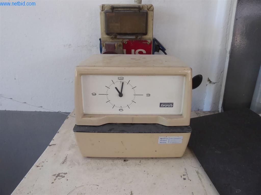 Used Grusen manual time clock for Sale (Auction Premium) | NetBid Industrial Auctions
