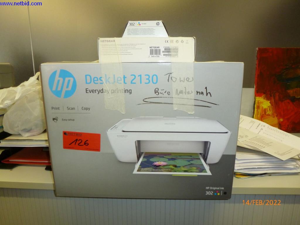 HP DeskJet 2130 Tintenstrahldrucker gebraucht kaufen (Auction Premium) | NetBid Industrie-Auktionen