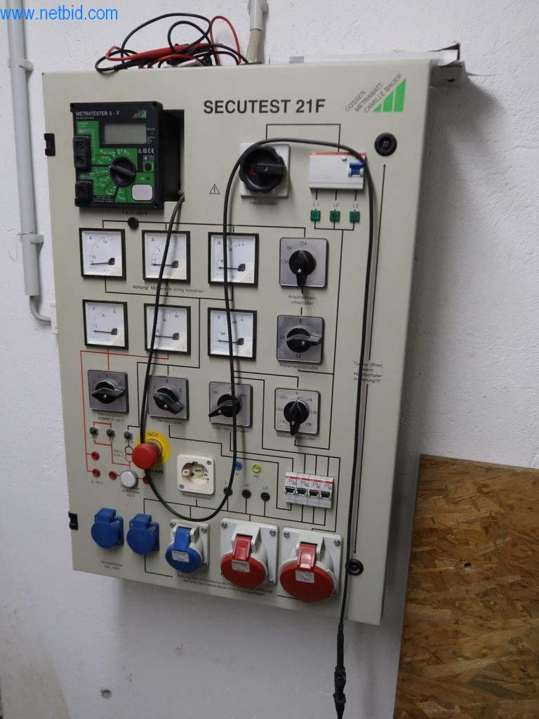 Gossen Metrawatt Secutest 21F Elektrikářský zkušební panel (Auction Premium) | NetBid ?eská republika