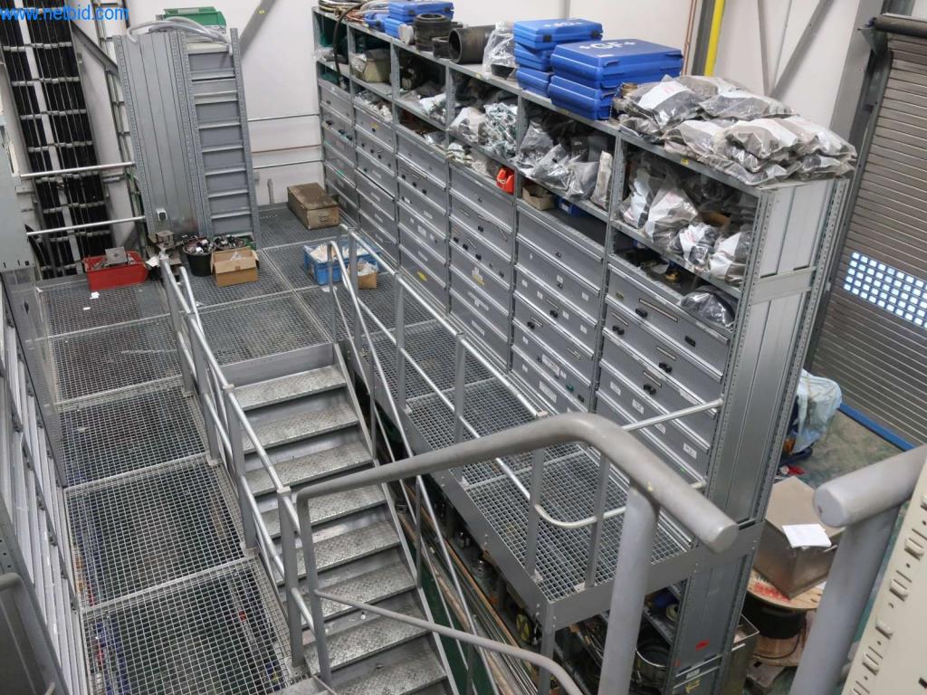 Used SSI Schäfer R3000 Multi-storey shelving system (later release) for Sale (Auction Premium) | NetBid Industrial Auctions