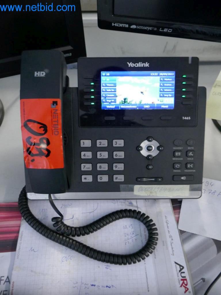 Yealink T46S 2 Tischtelefone gebraucht kaufen (Auction Premium) | NetBid Industrie-Auktionen