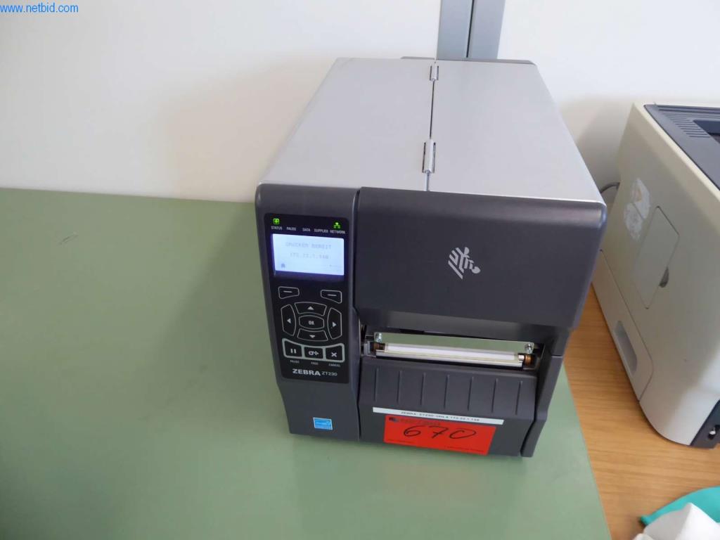 Zebra ZT230 Labeldrucker gebraucht kaufen (Auction Premium) | NetBid Industrie-Auktionen